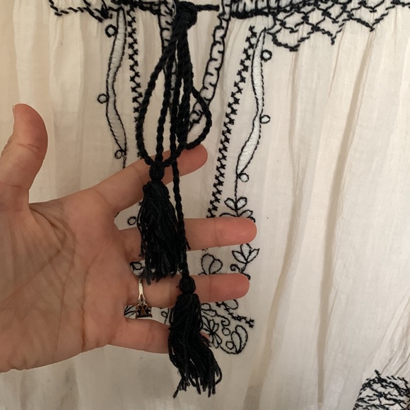 Spell Folklore boho Top in Ivory S preowned - Picture 9 of 15